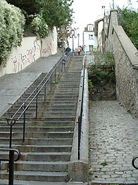 Treppenanlage zur Sacre-Coeur